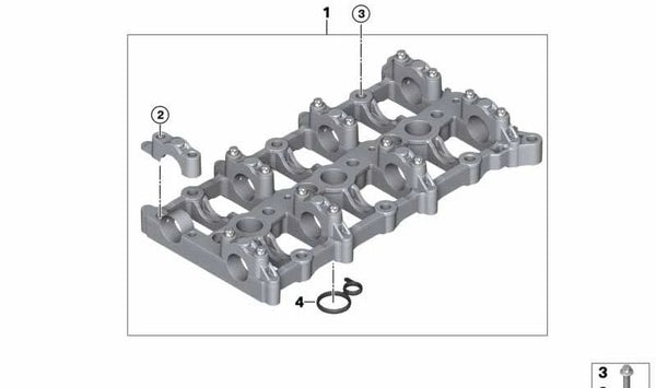 Cárter de distribución OEM 11318511207 para BMW F20, F21, F40, F45, F46, F48, F39, MINI F55, F56, F57, F54, F60. Original BMW/MINI.