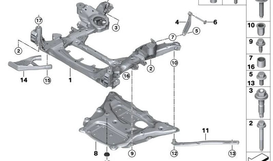 Tornillo combinado OEM 07148838952 para BMW E30, E31, E32, E34, E36, E38, E39, E46, E53, E60, E61, E63, E64, E65, E66, E67, E70, E71, E81, E82, E83, E84, E85, E86, E87, E88, E89, E90, E91, E92, E93, F01, F02, F03, F04, F07, F10, F11, F12, F13, F20, F