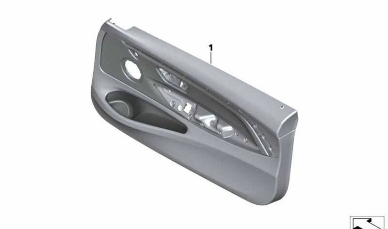 Revestimiento de puerta de cuero izquierdo para BMW F32, F33 (OEM 51417389503). Original BMW