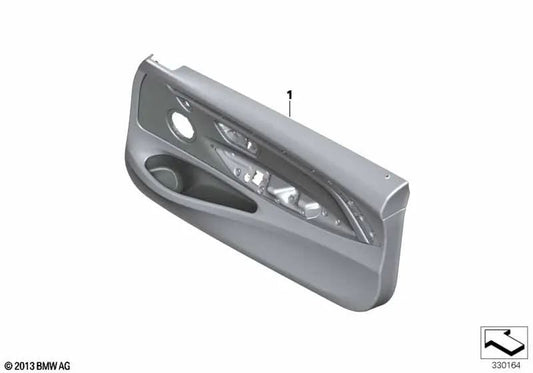 Revestimiento de puerta de tela izquierda para BMW Serie 4 F32N, F33N (OEM 51417473473). Original BMW