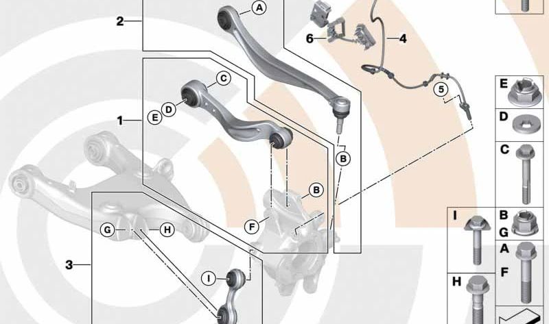 Soporte OEM 34516789835 para Sensor RDS/EMF Izquierdo {BMW F07, F11}. Original BMW