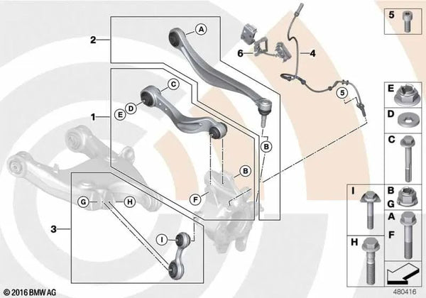 Soporte de cables izquierdo para BMW F01, F02, F04 (OEM 34526790833). Original BMW