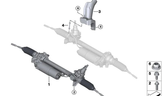 Sechskantschraube für BMW X3 F97, G01, G08, G45, X4 F98, G02, X5 F95, G05, G18, X6 F96, G06, Original BMW