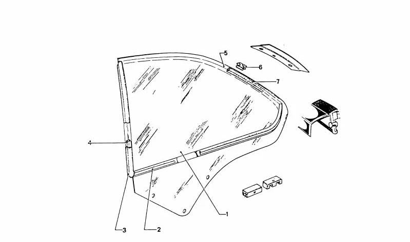 Junta derecha para BMW (OEM 51367740106). Original BMW.