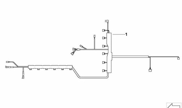 Cableado de inyectores y encendido para BMW Z4 E85, E86 (OEM 12517565491). Original BMW