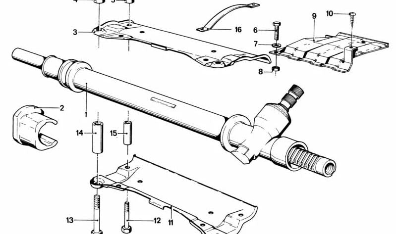 Cojinete de goma para suspensión OEM 32111120433 para BMW E21. Original BMW.