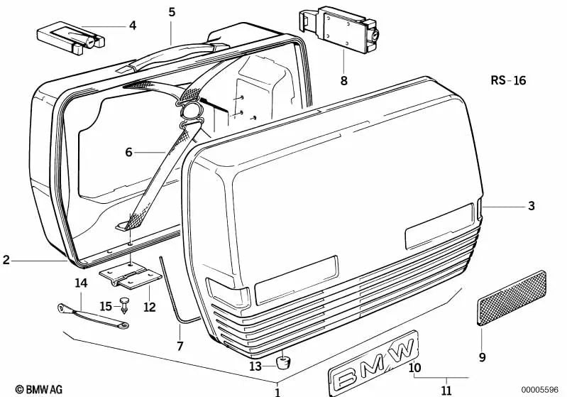 Junta para BMW R248 (OEM 46542300016). Original BMW.