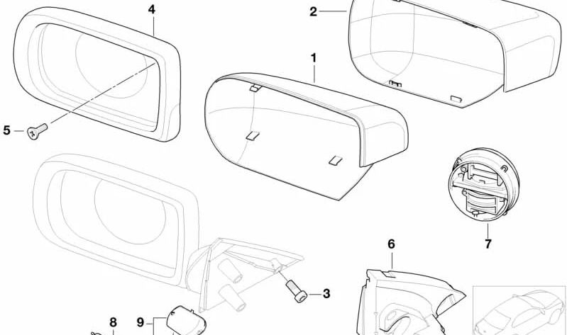 Kit de reparación transmisión memoria asiento derecho OEM 67138375458 para BMW E46, E39, E38, E65, E66. Original BMW.