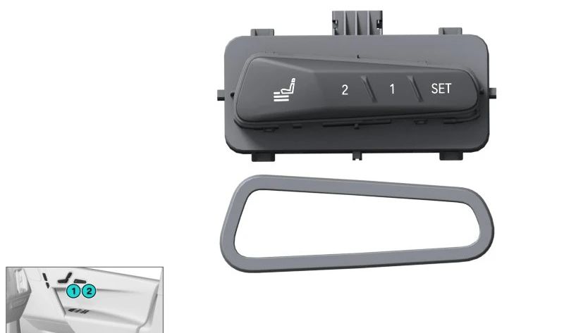 Cubierta de Unidad de Control de Funciones del Asiento Izquierda para BMW Serie i I20 (OEM 61317911299). Original BMW