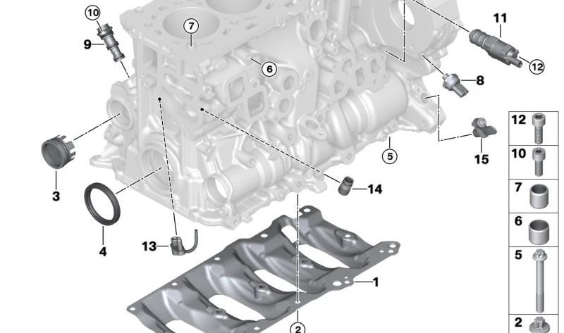 Versteifungsschale para BMW Serie 1 F20N, F21N, F40, F70, Serie 2 F22, F23, F44, F45, F46, G42, U06, Serie 3 F30, F31, F34, G20, G21, G28, Serie 4 F32, F33, F36, G22, G23, G26, Serie 5 F10N, F11N, G30, G31, G60, Serie 6 G32, Serie 7 G11, X1 F48, X2 F39, X