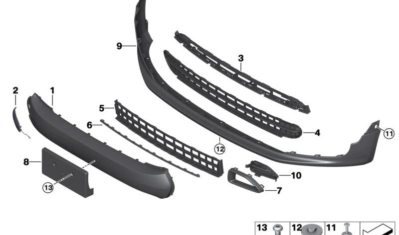 Tornillo para BMW Serie 1 F40, F52, Serie 2 F22N, F23N, F44, F87N, Serie 3 F30N, F80, Serie 4 F36, F82, F83, Serie 5 G60, G61, G68, Serie 7 G70, i I01, X1 F48, F49, X2 F39, X5 F95, G05, X6 F96, G06, X7 G07, XM G09, Z4 G29 (OEM 51139908498). Original BMW