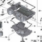 Tapa de cierre para BMW Serie 5 F07, F10, F11, G30, Serie 6 F06, F12, F13, Serie 7 F01, F02, F04, G11, Serie 8 G14, G15, G16, X5 E70, F15, G05, X6 E71, F16, G06, X7 G07 (OEM 11137580713). Original BMW