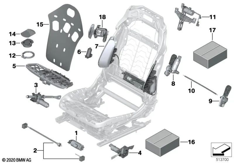 Ventilador para BMW G80, G81, G22, G23, G26, G82, G83, F90, G30, G31, G38, G32, G16, F95, G05, F96, G06, G07 (OEM 52109490352). Original BMW