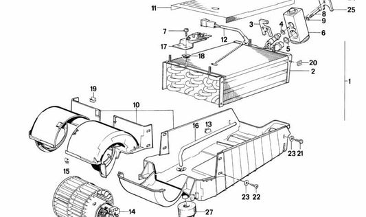 Parafuso OEM Colata 07119902616 para BMW E24. BMW original.