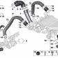 Conducción de aire de carga cilindro 1 - 3 para BMW Serie 2 F87N, Serie 3 F80, F80N, Serie 4 F82, F82N, F83, F83N (OEM 11617846245). Original BMW.