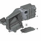 Tapa de la caja del filtro para BMW Serie 5 F07, F10, F11, F18 Serie 6 F06, F12, F13 Serie 7 F01, F02, F04 (OEM 64119187289). Original BMW.