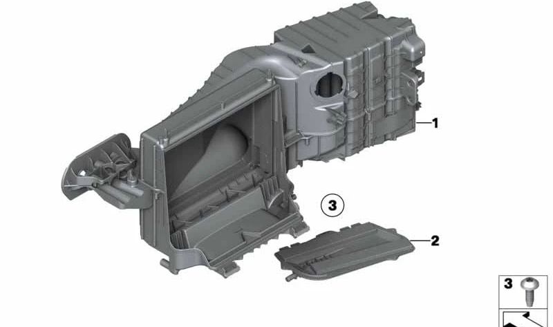 Carcasa del Filtro para BMW F07, F10, F11, F18, F06, F12, F13, F01, F02, F04 (OEM 64119241190). Original BMW