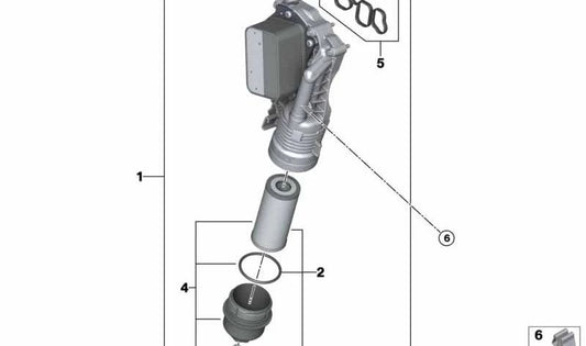 Tapón de cierre para BMW Serie 1 F40, F52, Serie 2 F44, F45N, F46, F46N, X1 F48, F48N, F49N, X2 F39, MINI F54, F54N, F55, F55N, F56, F56N, F57, F57N, F60, F60N (OEM 11428593189). Original BMW