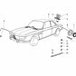 Cable grommet for BMW E46, E53, X5 3 Series (OEM 51141803459). Original BMW