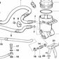 Tubo de retorno de aceite OEM 11421745232 para BMW E39. Original BMW.