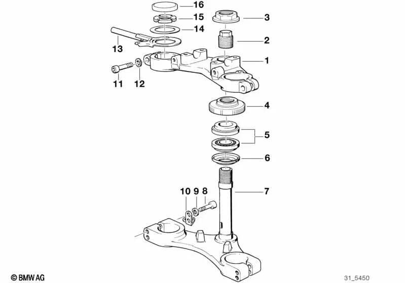 Soporte de intermitente delantero izquierdo para BMW E46, F30, F80 (OEM 31421244561). Original BMW.