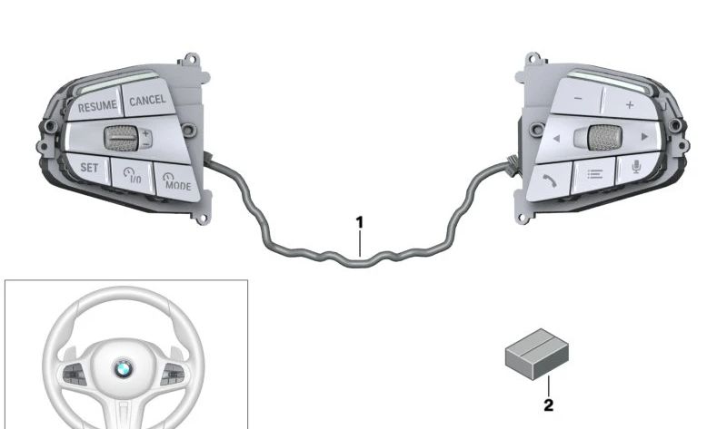 Juego de tornillos OEM 32308090405 para BMW F40, F44, G42, G20, G21, G28, G80, G22, G23, G26, G82, G83, F90, G30, G31, G38, G32, G11, G12, F91, F92, F93, G14, G15, G16, G01, G08, F97, G02, F98, G05, G18, F95, G06, F96, G07, G29. Original BMW.