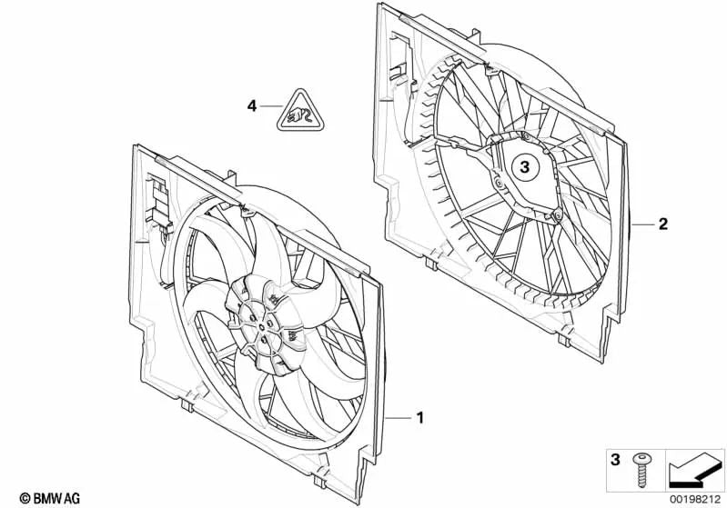 Tornillo para BMW E81, E82, E87, E88, E90, E91, E92, E93, E60, E61, E63, E64, E65, E66, E84, E53, E89 (OEM 17117587715). Original BMW