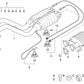 Juego de accesorios de silenciador para BMW E46, E70, E53 (OEM 18210151442). Original BMW.