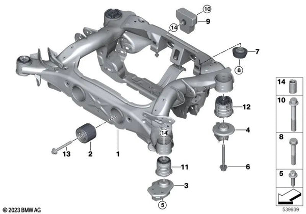 Anschlagteller para BMW E46, F30, F80 (OEM 33306895226). Original BMW.