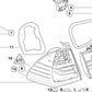 Junta Luz Trasera Lateral derecha para BMW E91N (OEM 63217242154). Original BMW