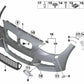 Revestimiento del parachoques delantero imprimado para BMW Serie 2 F22, F23 (OEM 51118058099). Original BMW