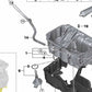 Varilla de medición de aceite (OEM 11437812760) para BMW F20, F21, F40, F22, F45, F46, F30, F31, F34, F32, F33, F36, F48, F39, F25. Original BMW.