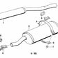 Silenciador trasero para BMW Serie 3 E30 (OEM 18301707048). Original BMW.