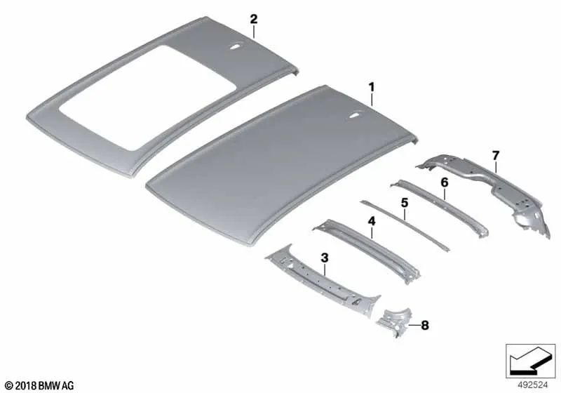 Front damper for BMW F95, G05 (OEM 41009481387). Original BMW