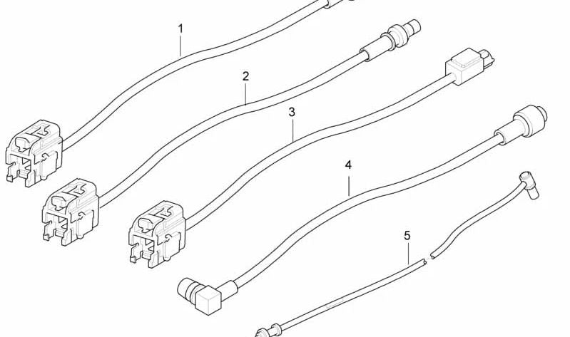 Cable de antena GPS para BMW E46, E53 (OEM 61128374688). Original BMW