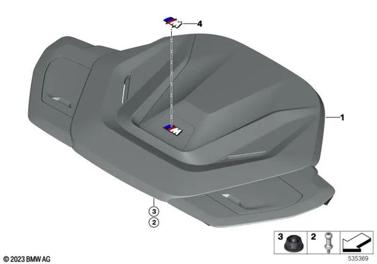 Styling cover for BMW E46, F30, F80 (OEM 11148741616). Original BMW.