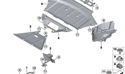 OEM 51758738052 Rechte Schlauchverlängerung für BMW G26. Original BMW.