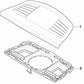 Placa adaptadora para BMW Serie 3 E90, E91, E92, E93 (OEM 64227130740). Original BMW