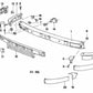 Parachoques delantero derecho para BMW Serie 3 E30 (OEM 51111888392). Original BMW