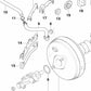 Tubo de vacío OEM 34302229062 para BMW E39. Original BMW.