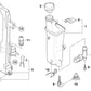 Abrazadera / Clip Del Depósito Líquido Anticongelante E46 E53 E85 E86. Original Bmw Recambios