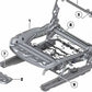 Kit de repuestos para reposabrazos OEM 52107245949 para BMW (E81, E82, E87, E88, E90, E91, E92, E89). Original BMW