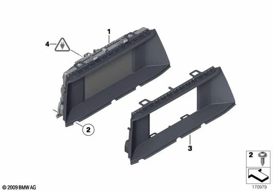 Central Information Display for BMW F10, F11, F18 (OEM 65509284973). Original BMW