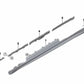 Primed left door sill trim for BMW 4 Series F32, F33 (OEM 51778060847). Original BMW