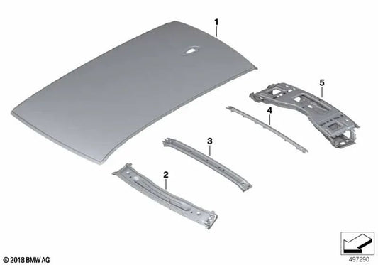 Techo exterior panorámico para BMW G21, G21N (OEM 41007487392). Original BMW.