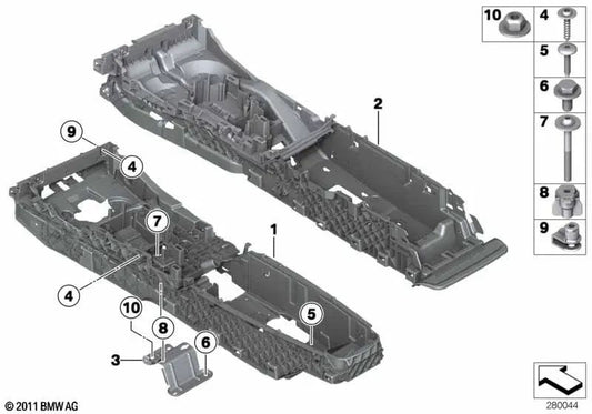 Linsenschraube para BMW F06, F12, F13 (OEM 07147133547). Original BMW.