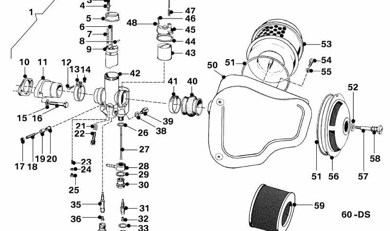 Filtre d'air OEM 13721250391 pour BMW E23, E24, E28, E30, E32, E34, Z1. BMW d'origine.