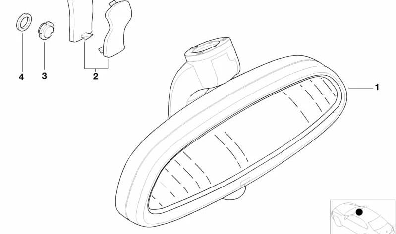 Tapas de acabado OEM 51168194789 para BMW E36, E46, E34, E39, E32, E31, E53, Z3, E52. Original BMW