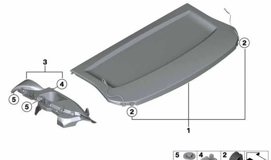 Embellecedor de umbral de puerta OEM 51467271845 para BMW Serie 1 (F20, F21). Original BMW