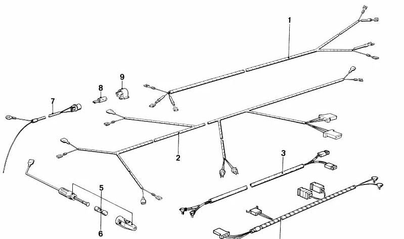 Portalamparas para BMW Serie 3 E21 (OEM 64111356496). Original BMW.